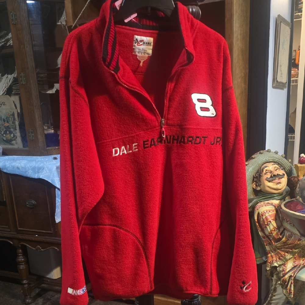 Chase Authentics Red Dale Earnhardt Jr. Quarter-Zip Fleece